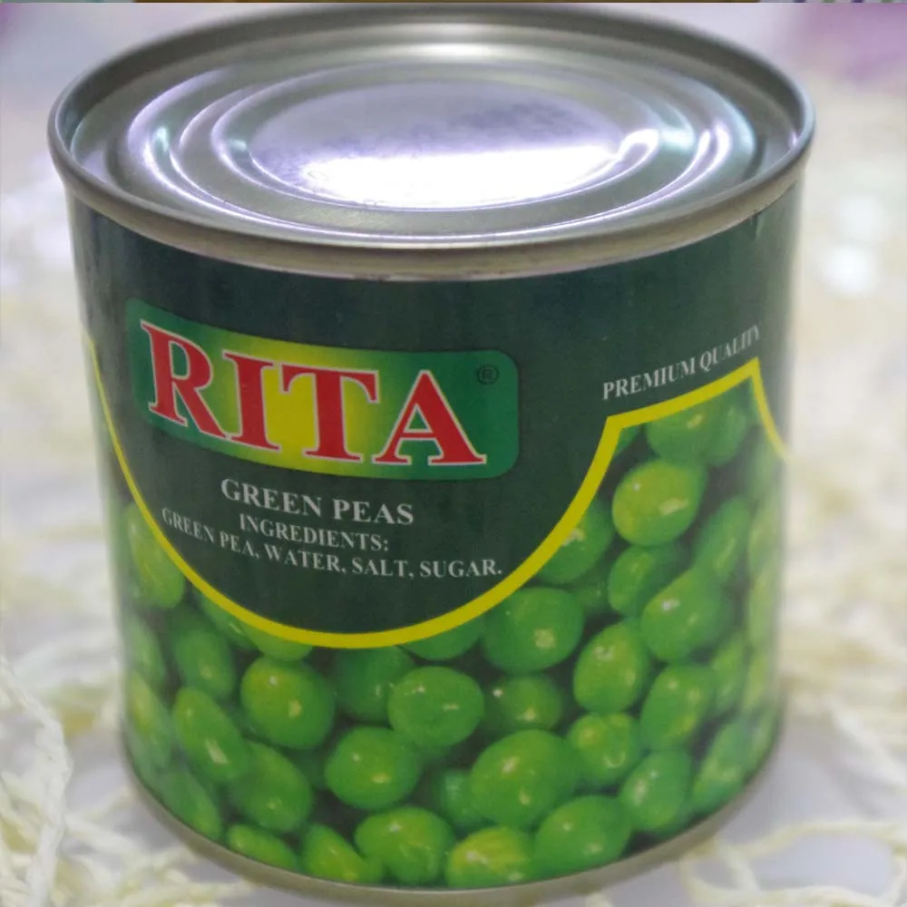 Best canned green peas in dubai with high quality 400G