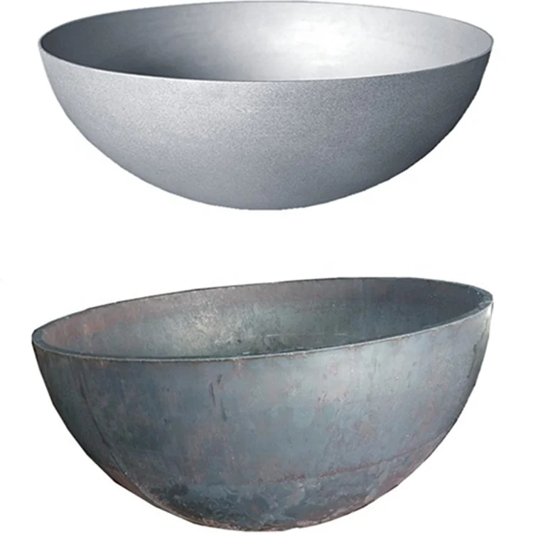 Mild steel stainless steel hemispheres dish head end cap