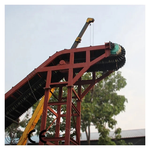 Professional Factory Customized Inclined Sidewall Rubber Belt Conveyor for Coal  Conveying