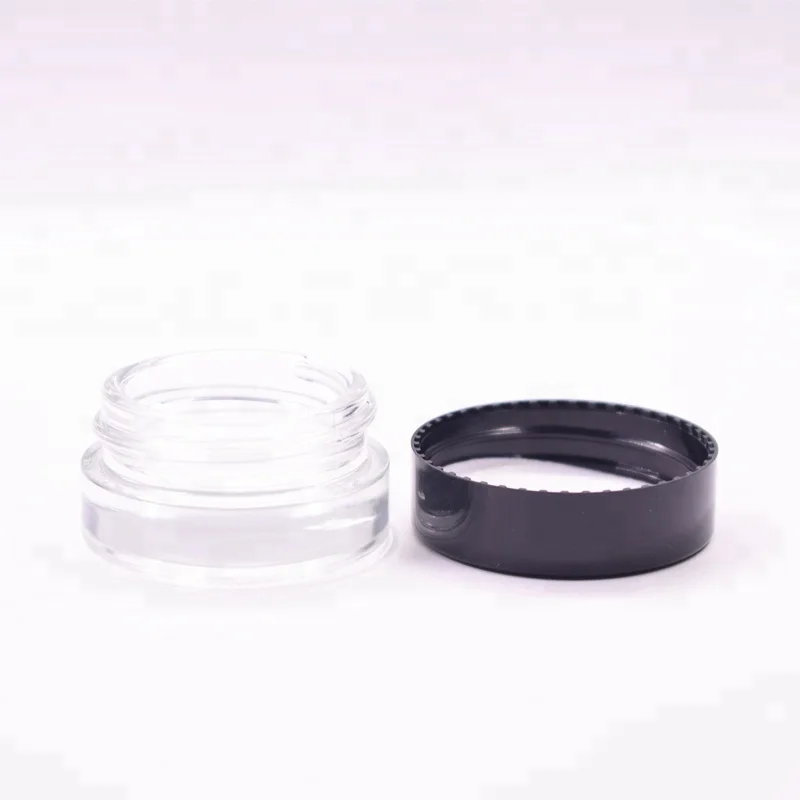 Top Quality Glass Eye Cream Jar 3g/3ml 5g/5ml small Cosmetic Jar For Eyebrow/Eyeshadow Cream,Tester Cream Jar