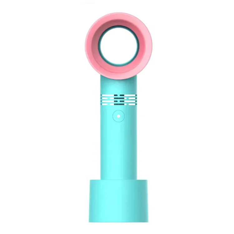 Портативный мини-кулер без листьев, перезаряжаемый портативный USB безлопастный вентилятор