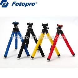 Fotopro sport outdoor aluminum flexible manufacture selfie stick tripod for mobile phone or camera