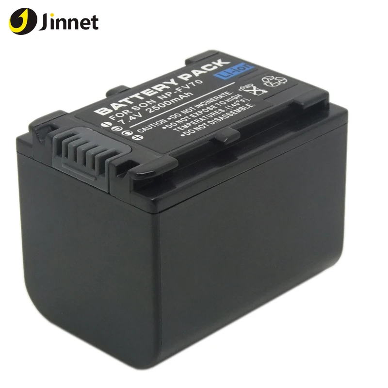 После одного сеанса зарядки литий-ионный аккумулятор для Sony HandyCam DCR-DVD DCR-HC NP-FV70 NP-FV100