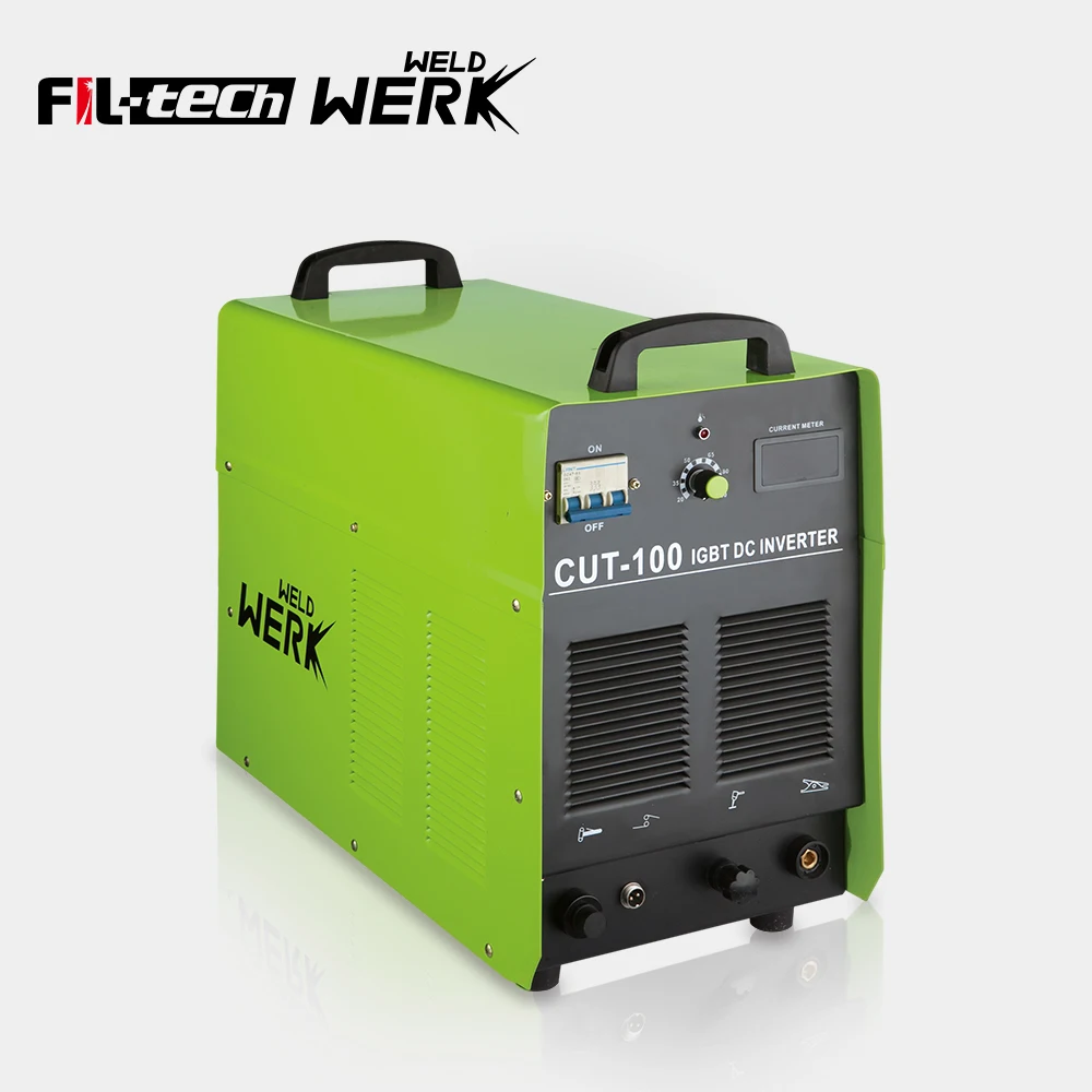 good quality Best price DC Green welders 60 80 amp Inverter plasma cutting cutter with 100