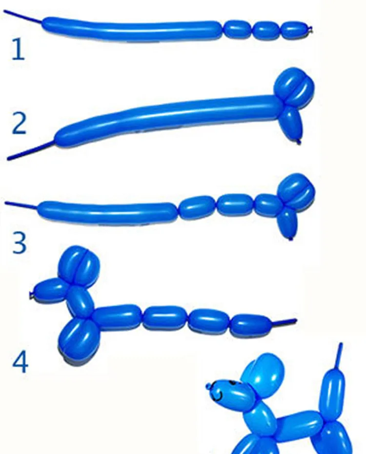 Factory promotion Magic balloon make animals long shape modeling 2023 toys for children with EN71-1,2,3,12 certificate