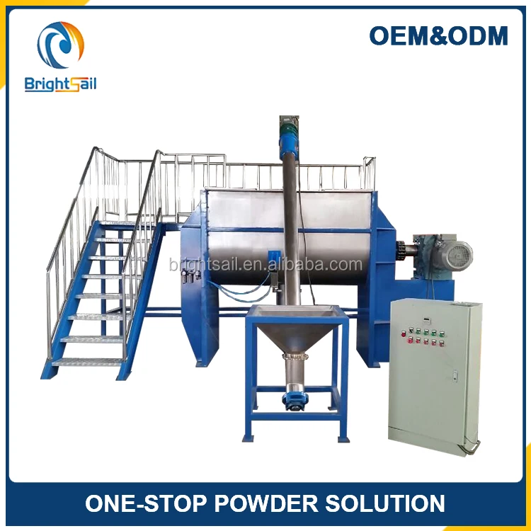 Powder mixer, powder mixing machine