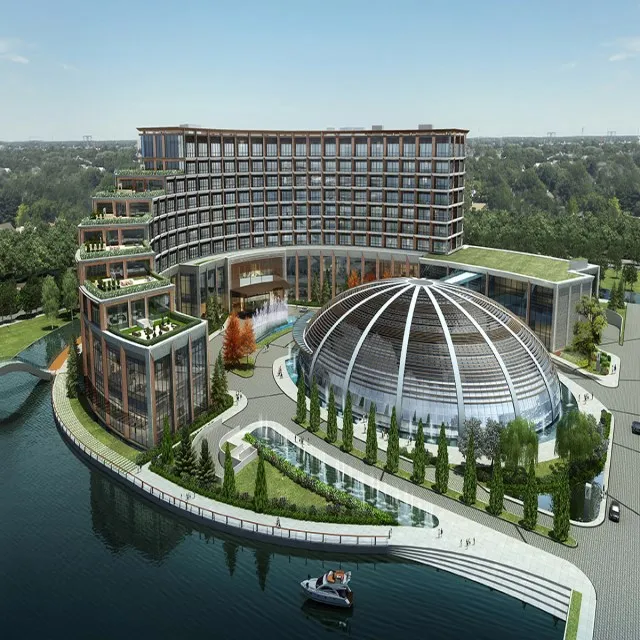 Professional design prefab fiberglass dome house geodesic dome