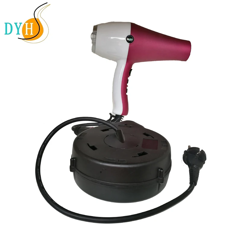 2.5m retracting cable reels Waterproof extension cord reel for hair dryer