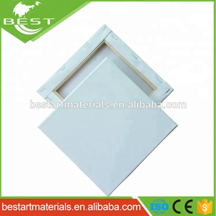 20*20 cm white 280 g cotton blank stretched  canvas framed for oil and acrylic painting