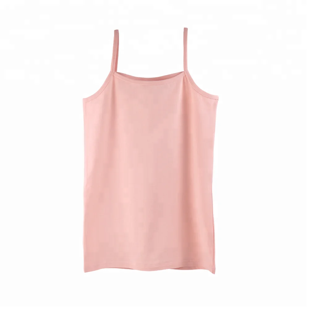 
Wholesale Combed cotton plain color women basic tank top 