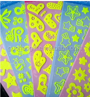 Luminous Custom Decorative Wall Sticker Flat or 3D Glow in the Dark