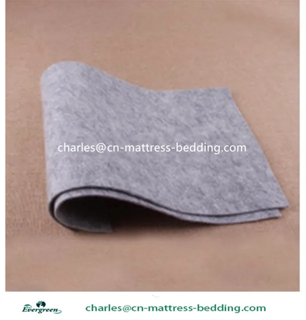 China custom popular 100% recycle needle punch  textile waste shoddy felt for mattress