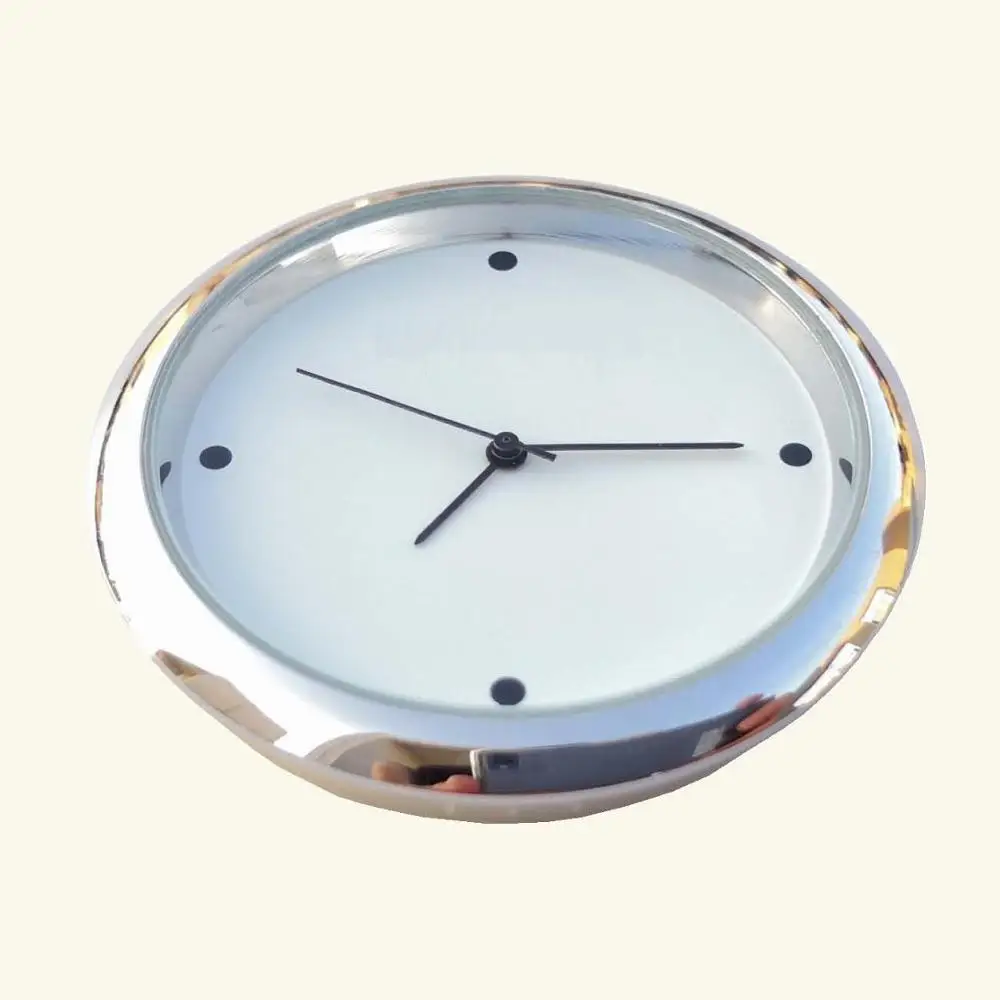 
45mm crystal clock insert glass table clock fit up PC21 watch movement insert clock insert unit with silicone rubber gasket 