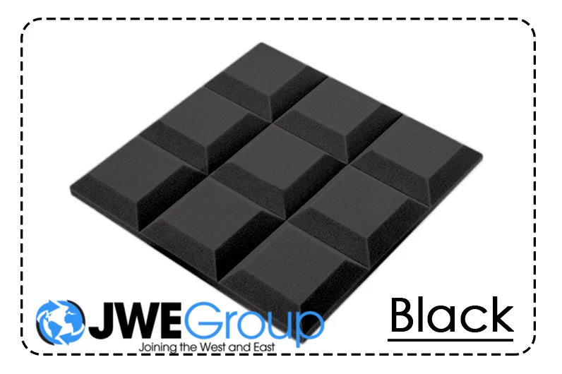 Новый 48 шт. комплект конического зубчатого колеса Сетка Тип акустической панели звукопоглощение студия Звукоизоляционная пена 50x50x5 см 7 видов цветов KK1046