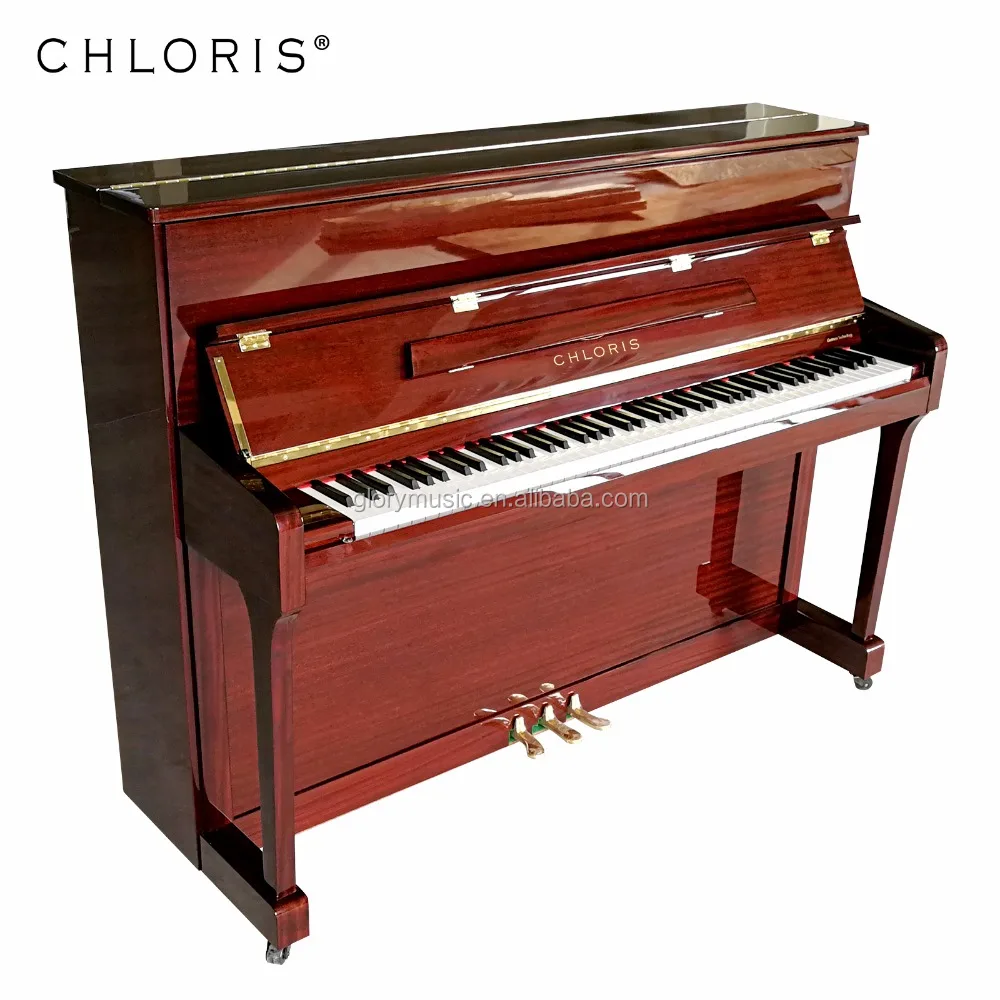 Chloris Mahogany Polish Mini Wooden Upright Piano for Sale 110