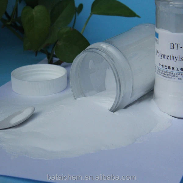 There are be added polymethylsilsesquioxane to cosmetic semi-finished products in imported formula and commonly formula.