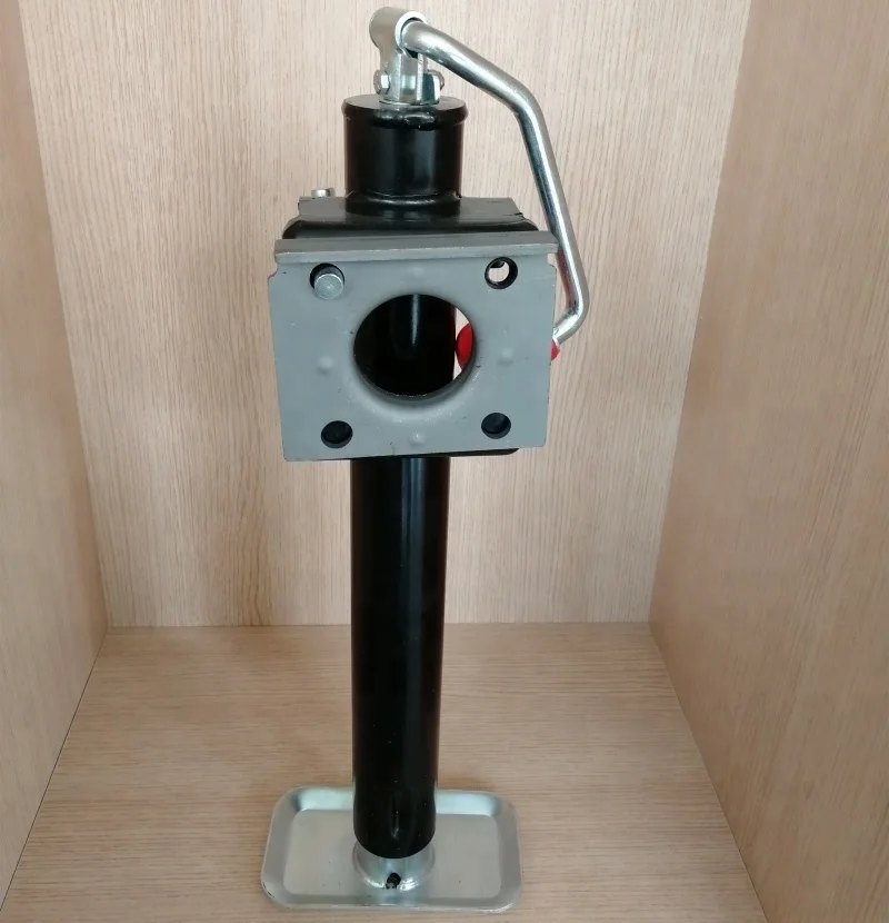 Kiefer built trailer parts 2000lbs black powder RV stabilizer round tube jack