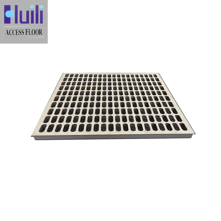 Data center 50% steel perforated raised access floor