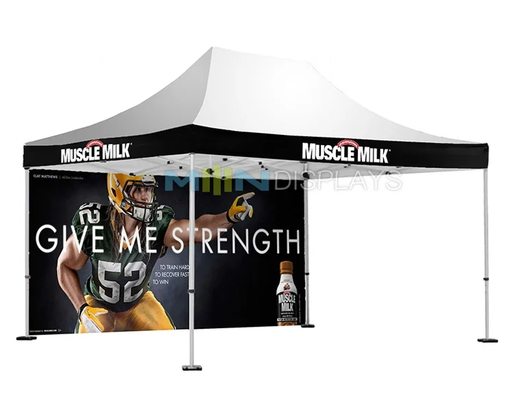 Aluminum Frame  Folding Canopy Canvas 4x6  Pop up Tent for Trade Show  Outdoor  Event