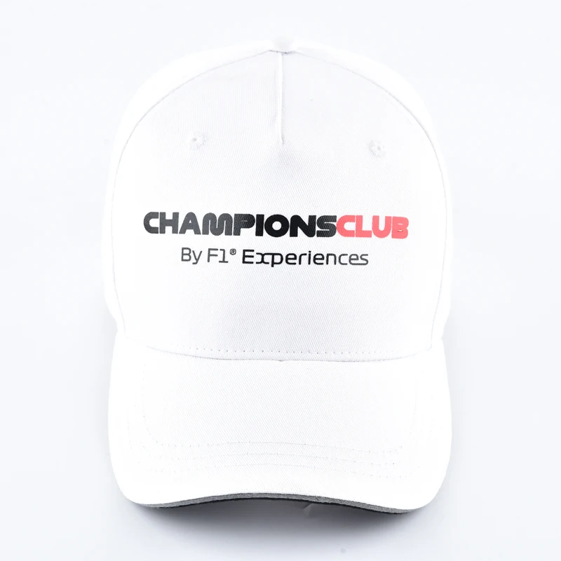 Custom F1 Hat Sports Baseball Caps Car Racing Cap Embroidered Hats Men For Curved Visor 6 Panel Black