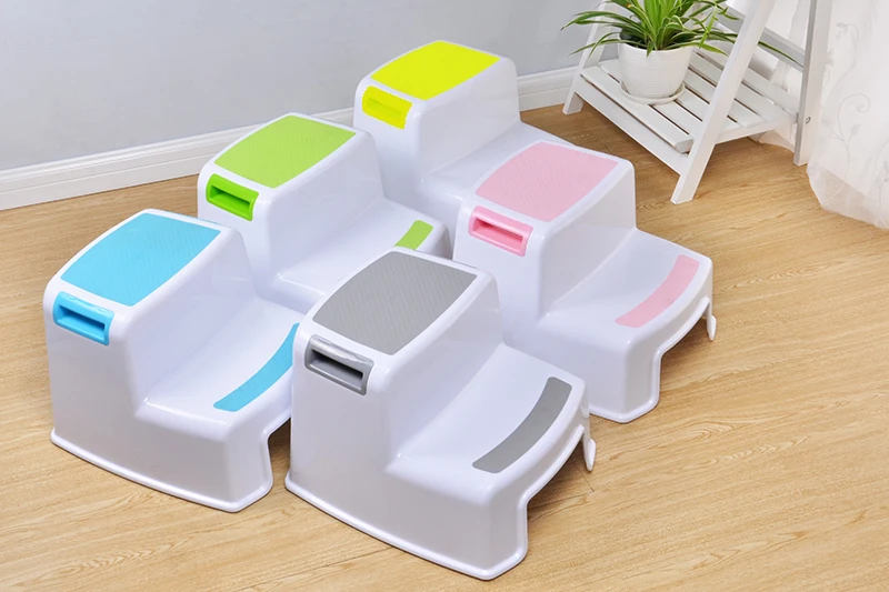 Manufacture Supply 2 Step Stacking Toilet Potty Stool for Kids