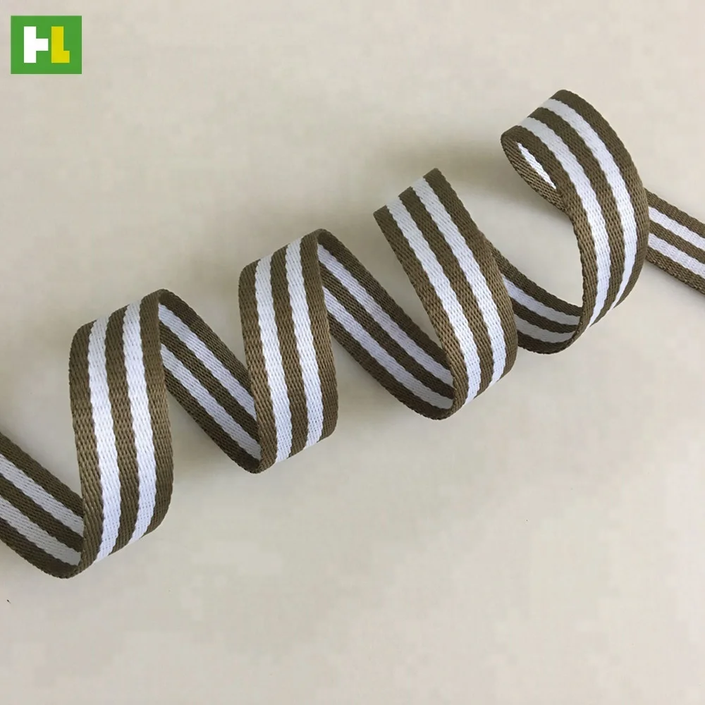 HIgh quality 1 inch Polyester fabric webbing tape for shoulder bag strap