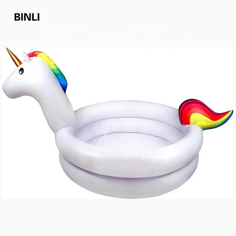 Hot sale inflatable unicorn swim pool sand pool for children Amazon gold supplier