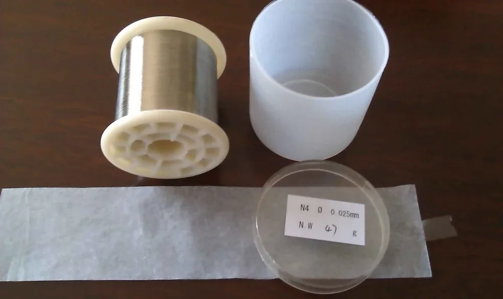 
Manufacturer preferential Supply 0.5mm/0.6mm high pure nickel wire, N4 pure nickel wire, pure nickel N6 filament 