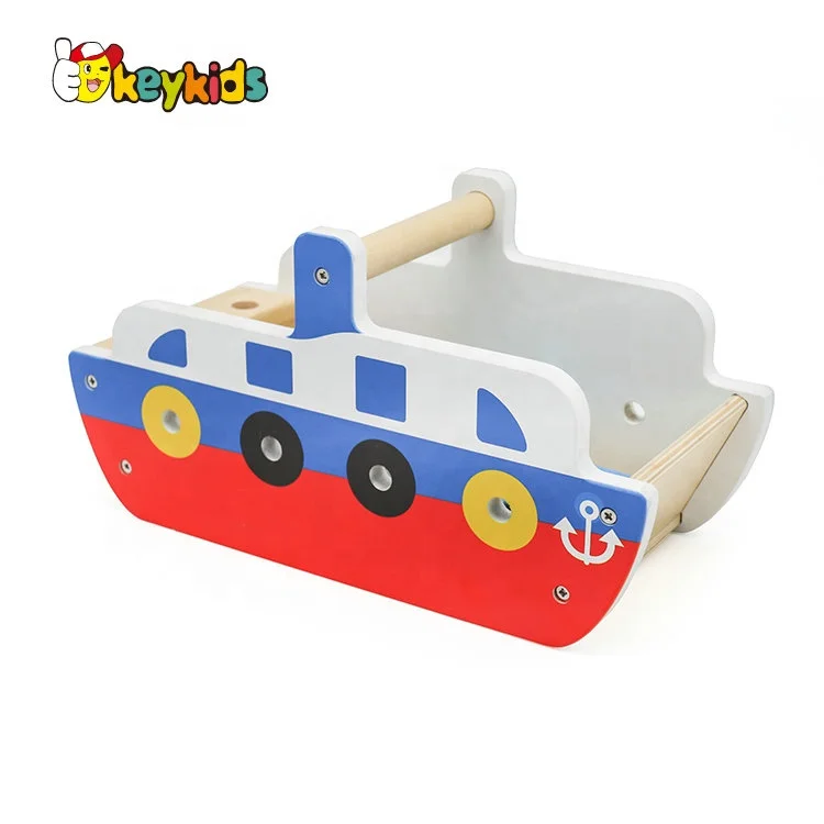 2019 New arrival educational play wooden toy tool kit for kids W03D110