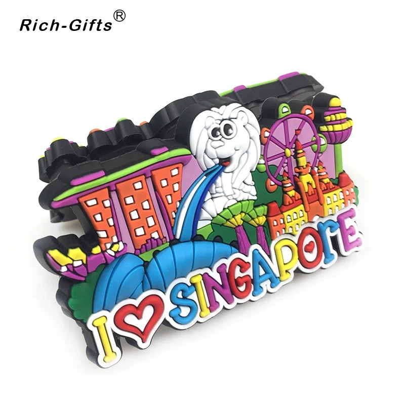 Wholesale Custom 3D Rubber Refrigerator Fridge Magnet