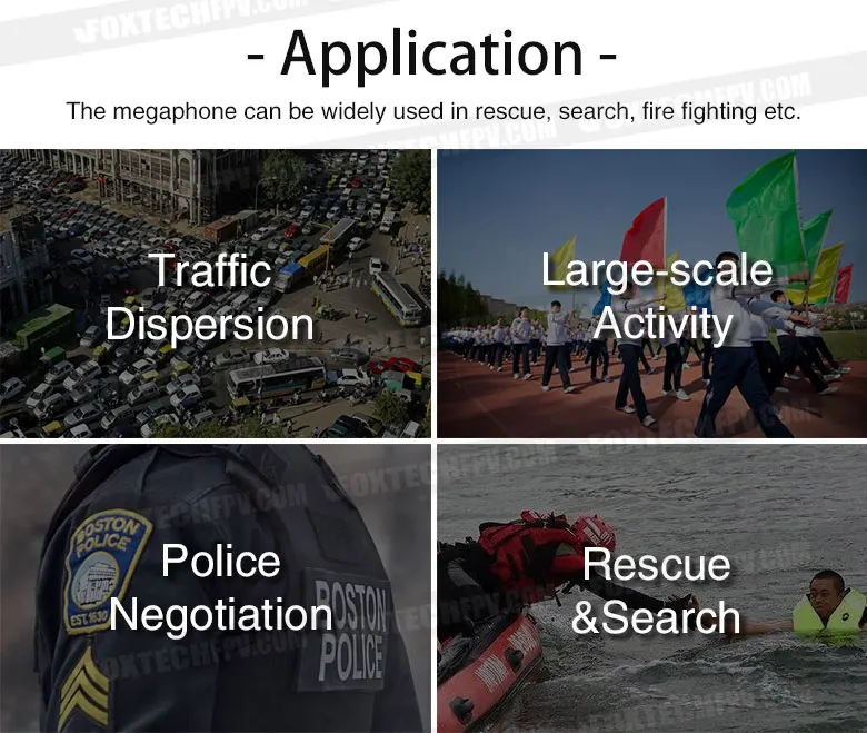 M1 Megaphone System for UAV Drone,  Wireless Loud-speaker Audio Amplifier For Rescue Drone