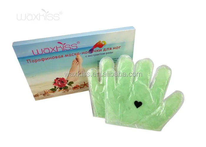 Waxkiss Paraffin Wax Mitts and Socks for Heat Therapy Spa Lavender Flavor Paraffin Gloves for Therabath