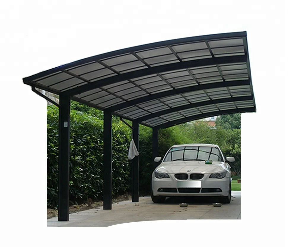 
G-MORE two post car shelter, material aluminum sun shade canopy garage carport 