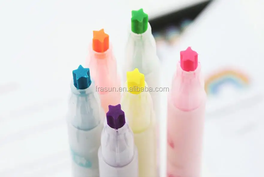 Star nib highlighter pen/Stamp highlighter