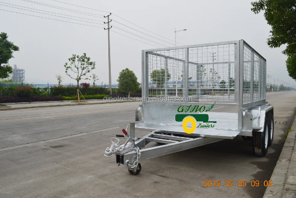 
tandem axle 10*5 fully weld utility car trailer for sale 