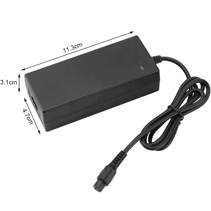 Fully fused Scooter Battery Charger 42v 2000ma dc power supply adapter for hoverboard balance board CE/FCC Approved