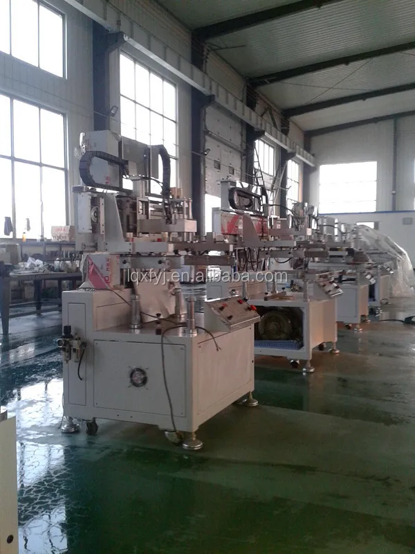 PET heating transfer film silk screen printing press for sale