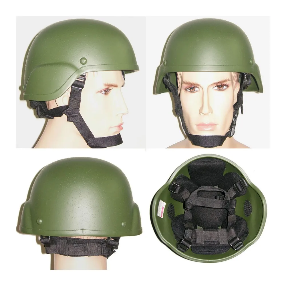 Security Defense Solider Policemen Head Safe Protect Head Gear Outdoor Active Paintball War Game Head Protect Ballistic Helmet