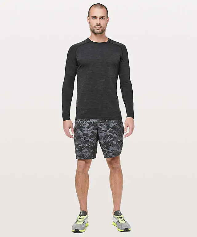 2019 Quality Chinese Products Elastic Mens T-Shirt O-Neck Seamless Venting Long Sleeve Men Top For Male Cotton Fitness T shirt