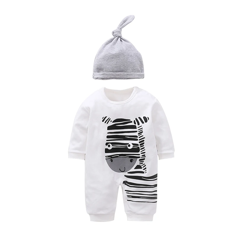 Wholesale Baby Clothing Baby rompers 100% Cotton Long Sleeve Baby Jumpsuits
