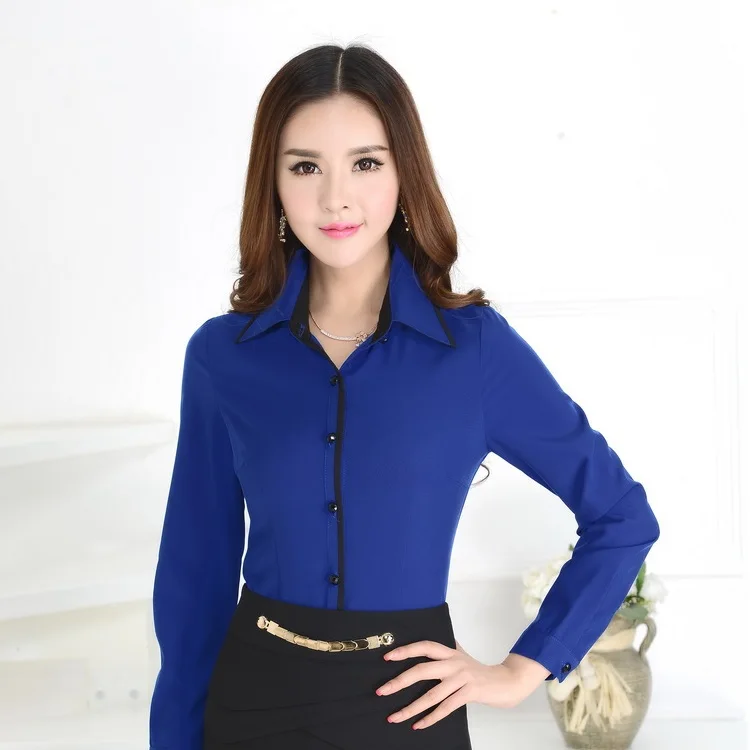 Blue work shirts for women Showing selected results. See all results for navy blue shirts for women.