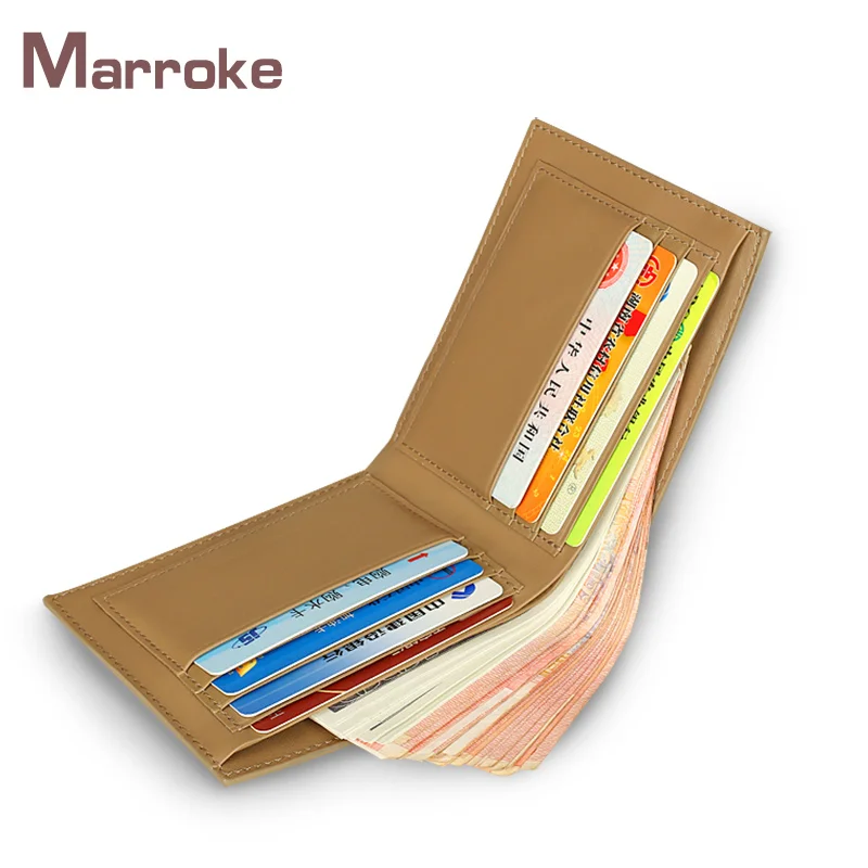 Mini Portefeuille pour homme cuir magique carte brieftasche portafoglio uomo pelle con portamonete sughero rfid