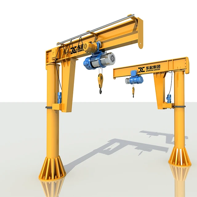 BX Model 270 Degree Rotating 1 Ton Wall Jib Crane