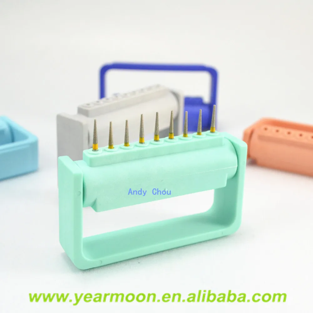 Wholesale Price Dental Plastic Bur Holders For Handpiece Burs /Endo Files Block /Bur box