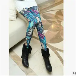 Wholesale High Quality Legging Women Sexy Printing Leggins Pants Elasticity Space Tie Dye Milk Silk Legging Plus Size