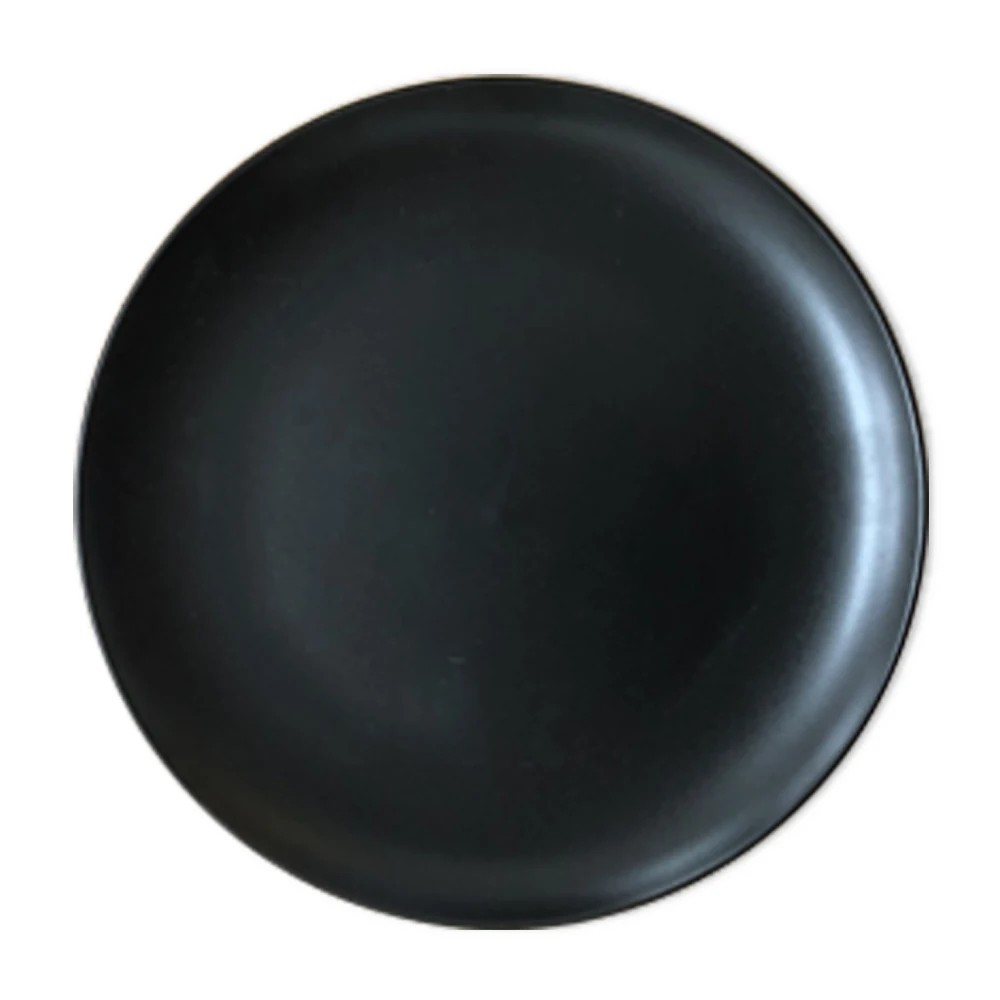 Wholesale black stoneware ceramic plate sets for wedding rental