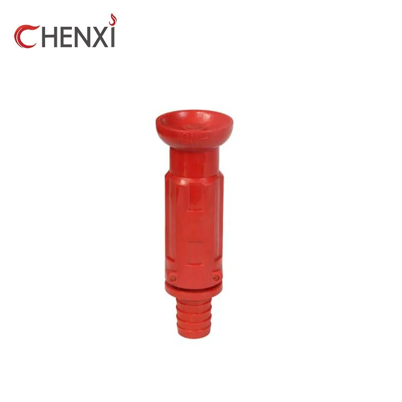 Brass fire hose nozzle