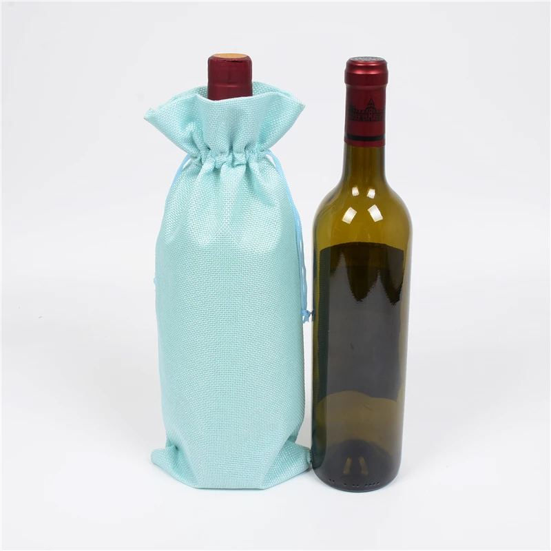 Jute Wine Bottle Covers Champagne Bottle Bag