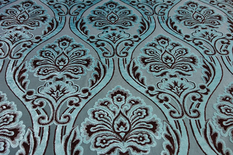 Горячая распродажа Высокое качество лучшая цена выгорания бархат обивки ткань