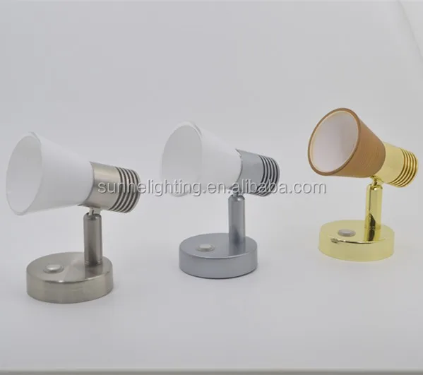 Marine 12 Volt Swivel Reading Light Brass Boat Bedside Berth Lamp Warm White
